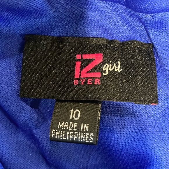 Girl's royal blue dress - Picture 3 of 4